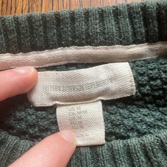 Green Knit Sweater - Picture 3 of 4